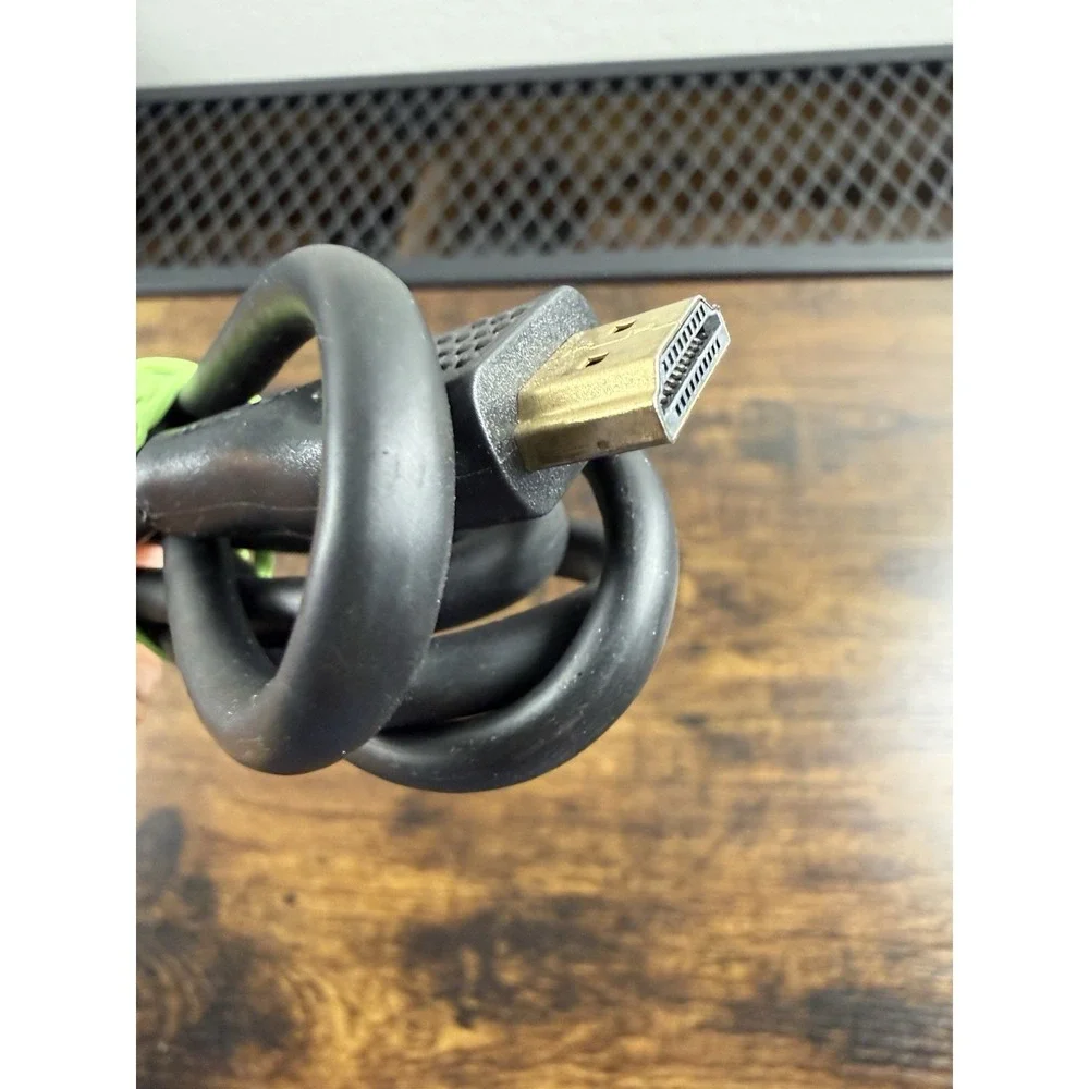 High Speed HDMI Cable 6ft 4K UHD Ethernet Male to Male‎ Black TV Monitor